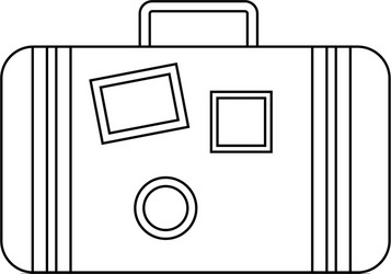 abstract beach object vector image