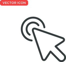 pointer cursor icon design vector image