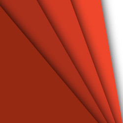 Red Overlapping Paper Layers vector image