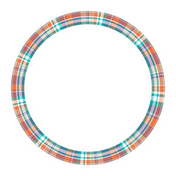 round frame vintage pattern design template vector image