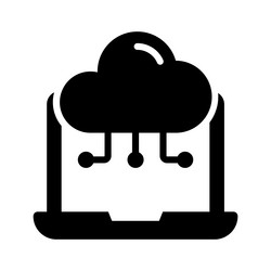 cloud computing vector image