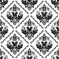 Orient seamless pattern abstract background vector