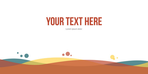 abstract header website simple colorful vector image