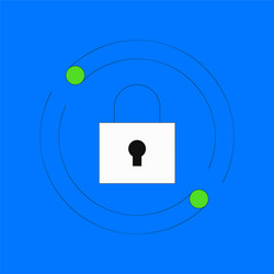 reset or change password vector image