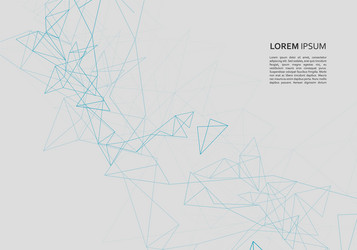 modern network connection abstract tech design vector image
