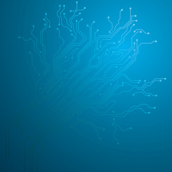 abstract technology with circuit board high tech vector image