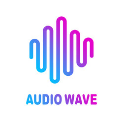 abstract colorful wave lines flowing isolated vector image