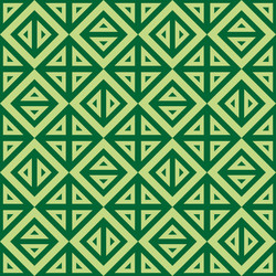 Green Triangular Pattern vector image