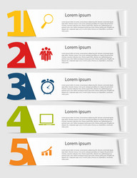 infographics design elements vector image