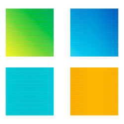 set of graphic web background horizontal line vector image