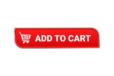 High Contrast Add to Cart Button vector image