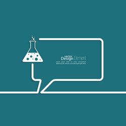 abstract background with speech bubbles vector image