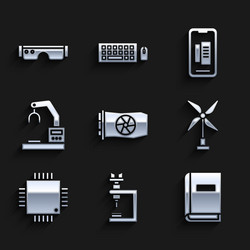 set video graphic card microscope user manual vector image
