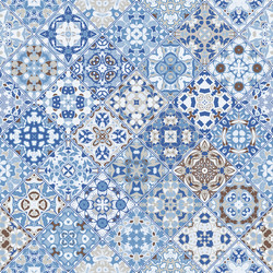 abstract patterns in the mosaic set vector image