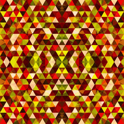 triangular mosaic colorful background vector image