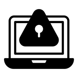 website error system hacking web security fault vector image