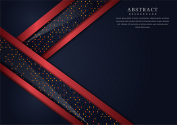 abstract dark blue geometric overlapping layer vector image
