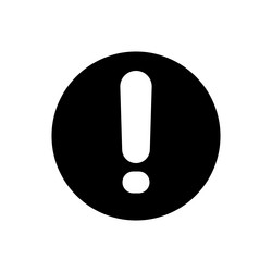 Problem Icon - Alert Signal vector image