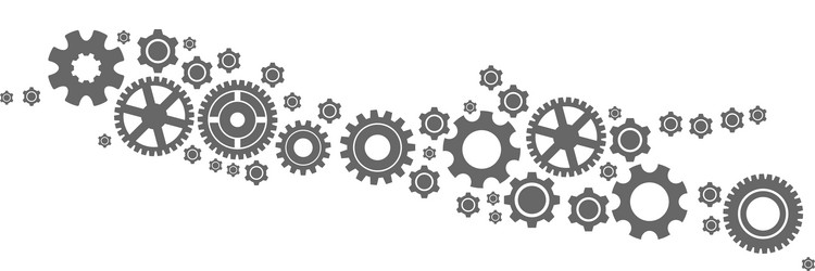 collage map of java island with gears vector image