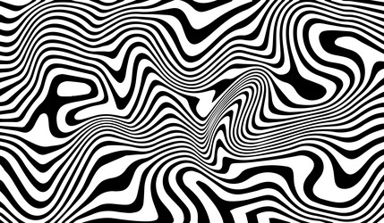 abstract horizontal background with wave lines vector image