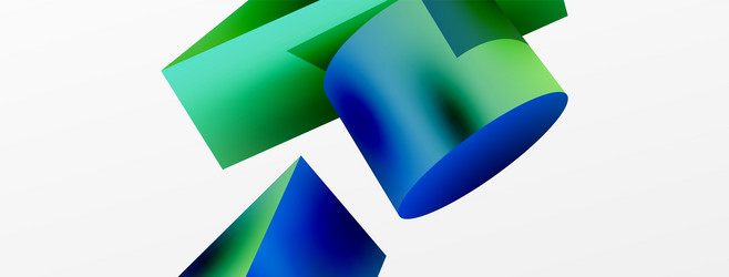 3d abstract background shapes triangle vector image