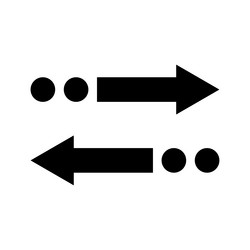 logout icon exit flat style vector image