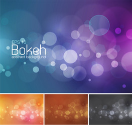 Blur Bokeh Abstract Background vector image