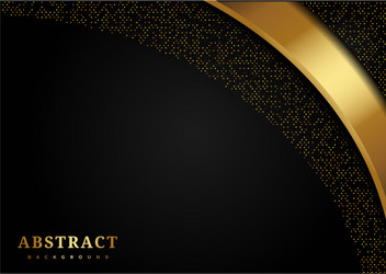 luxury curve overlap layers black background vector image