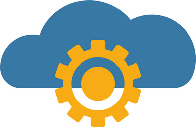 saas icon set four elements in different styles vector image
