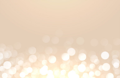 Soft golden background with bokeh light effect vector