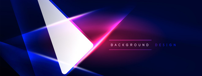 neon lights hacking geometric background virtual vector image