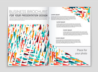 abstract layout background set for art vector image