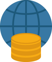 tokenization icon set four elements in different vector image