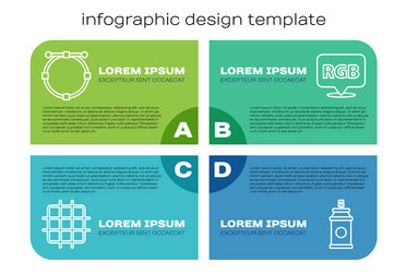 set line grid graph paper circle with bezier vector image
