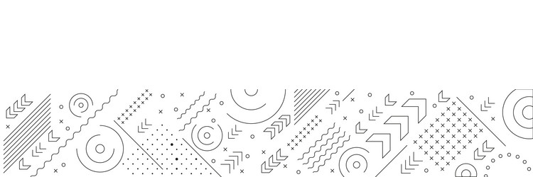 abstract panoramic background with different vector image