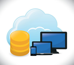 database design vector image