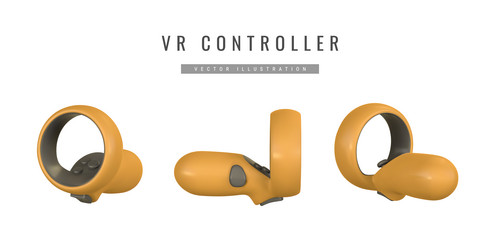 3d game vr controller cyberspace of metaverse vector image