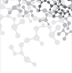 abstract molecular structure background vector image