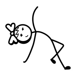 Stickman dancing hi-res stock photography and images - Alamy