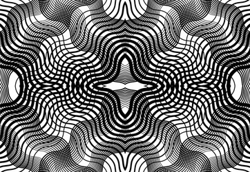 repeatable and tileable grid mesh zig-zag vector image