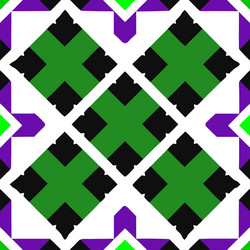 seamless geometric pattern design for textile vector image