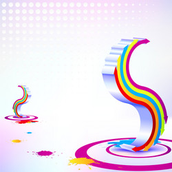 abstract arrow background element design business vector image