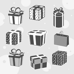 beautiful gifts vector