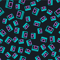 line notebook icon isolated seamless pattern vector image
