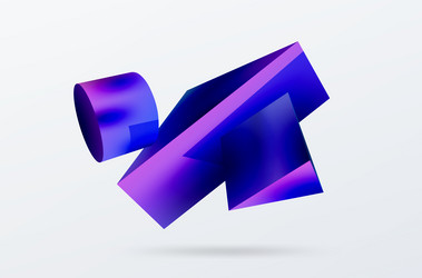 3d abstract background shapes triangle vector image