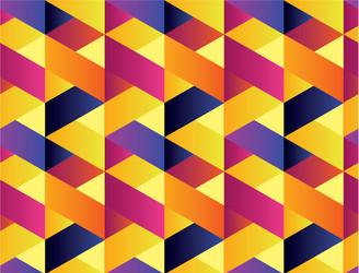 Geometry colorful abstract seamless pattern vector