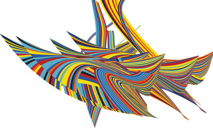zebra pop abstract stripe pattern vector image