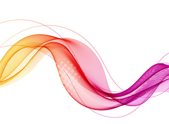 abstract background with smooth color wave vector