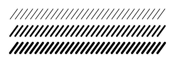 slash line border diagonal parallel lines divider vector image