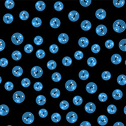 line radar with targets on monitor in searching vector image